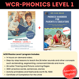 We Can Read - Phonics Level 1 - AE