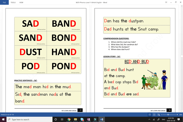 We Can Read Phonics - Lesson Page - 2